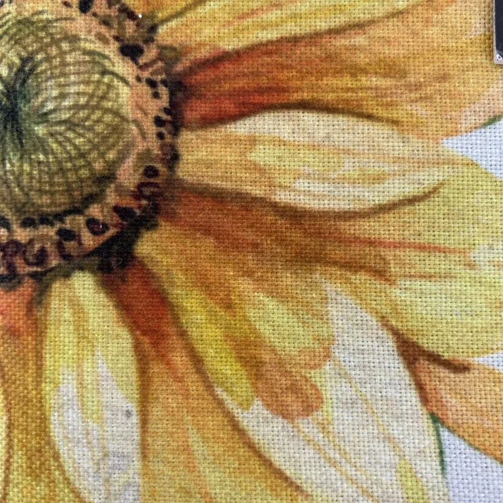 Tahari Tablecloth 60x84 Sunflower Dragonfly Green Yellow Blue Summer Spring